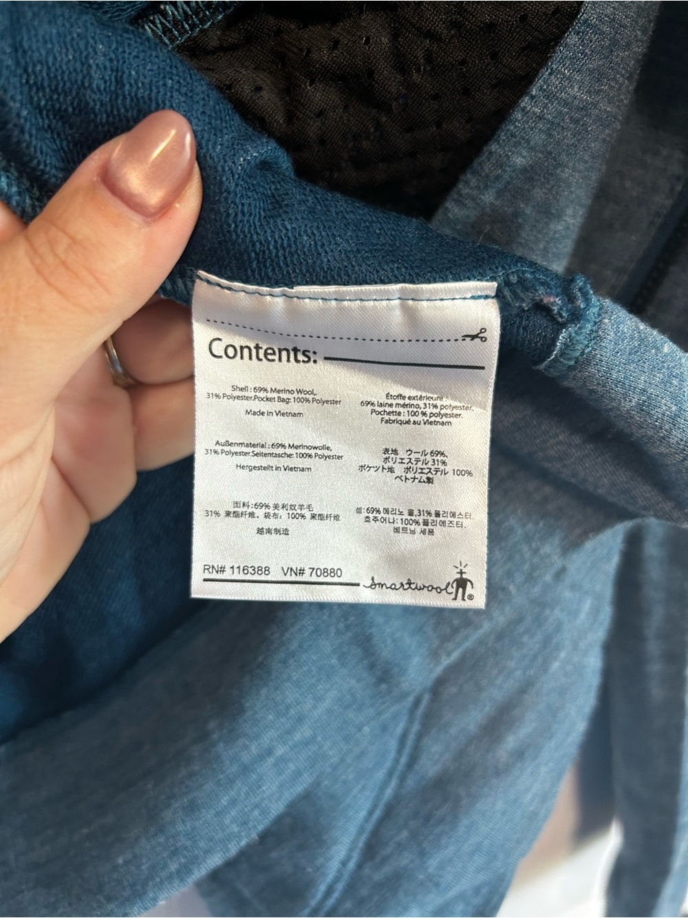 Smartwool Rabbit Ears Merino Wool Jacket Sweater Zip-Up - Picture 4 of 5